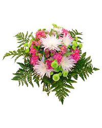 bouquet of mums and carnations